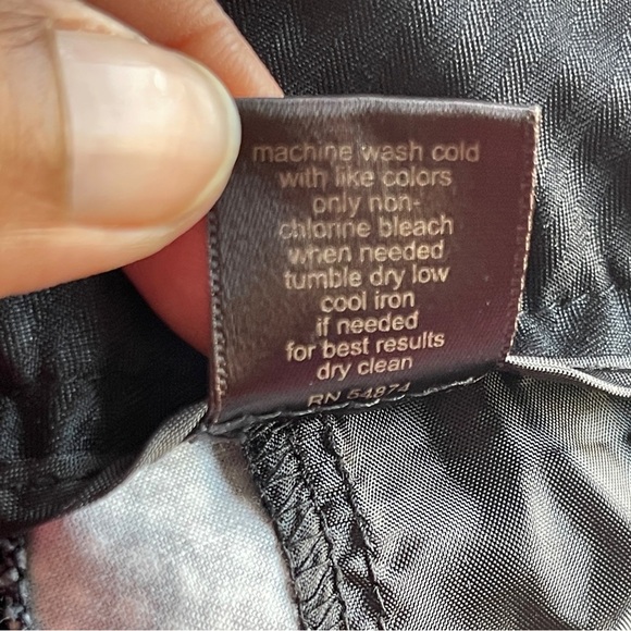 THE LIMITED | Speckled Print Cuffed Cropped Trouser Pants Sz 4 - Picture 7 of 8